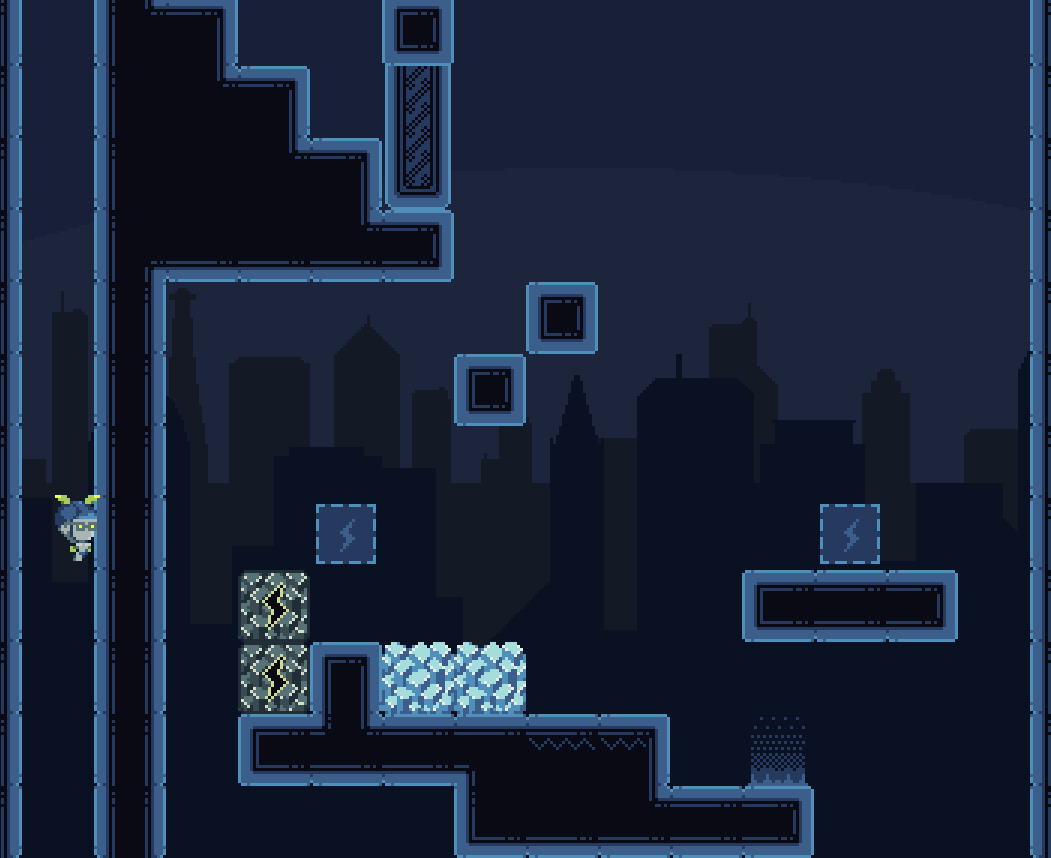 SteelStacks level design: electric traps and momentum platforming