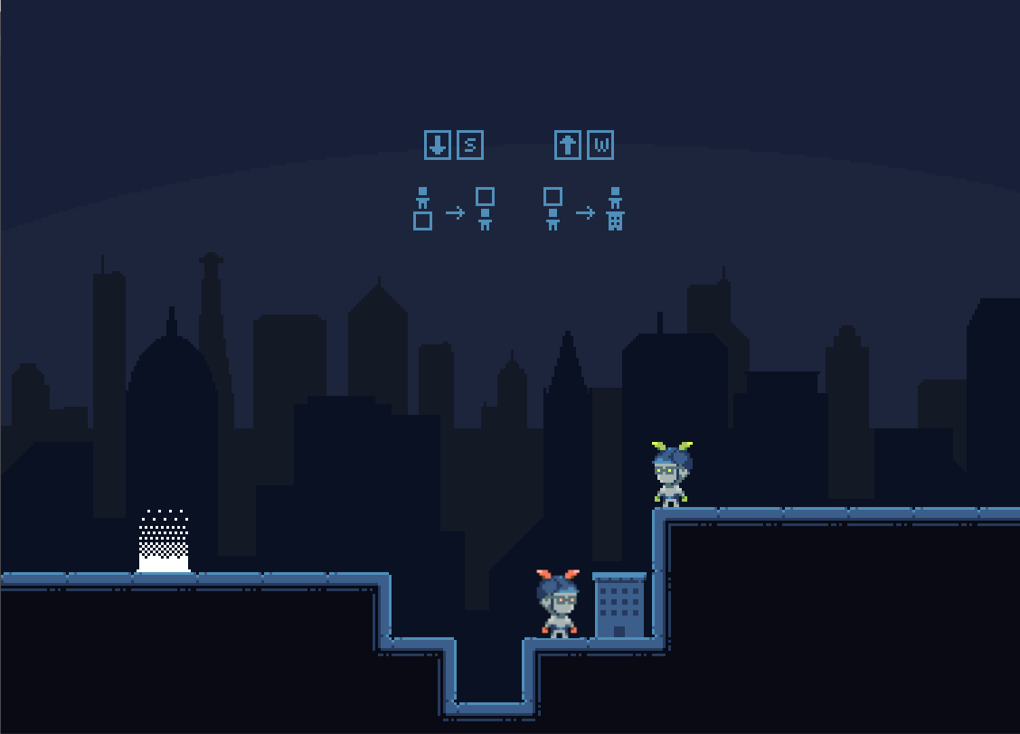 Co-op lobby with two players